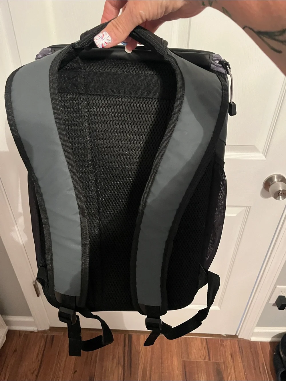 Tommy Bahama Men's Black and Gray Travel Backpack